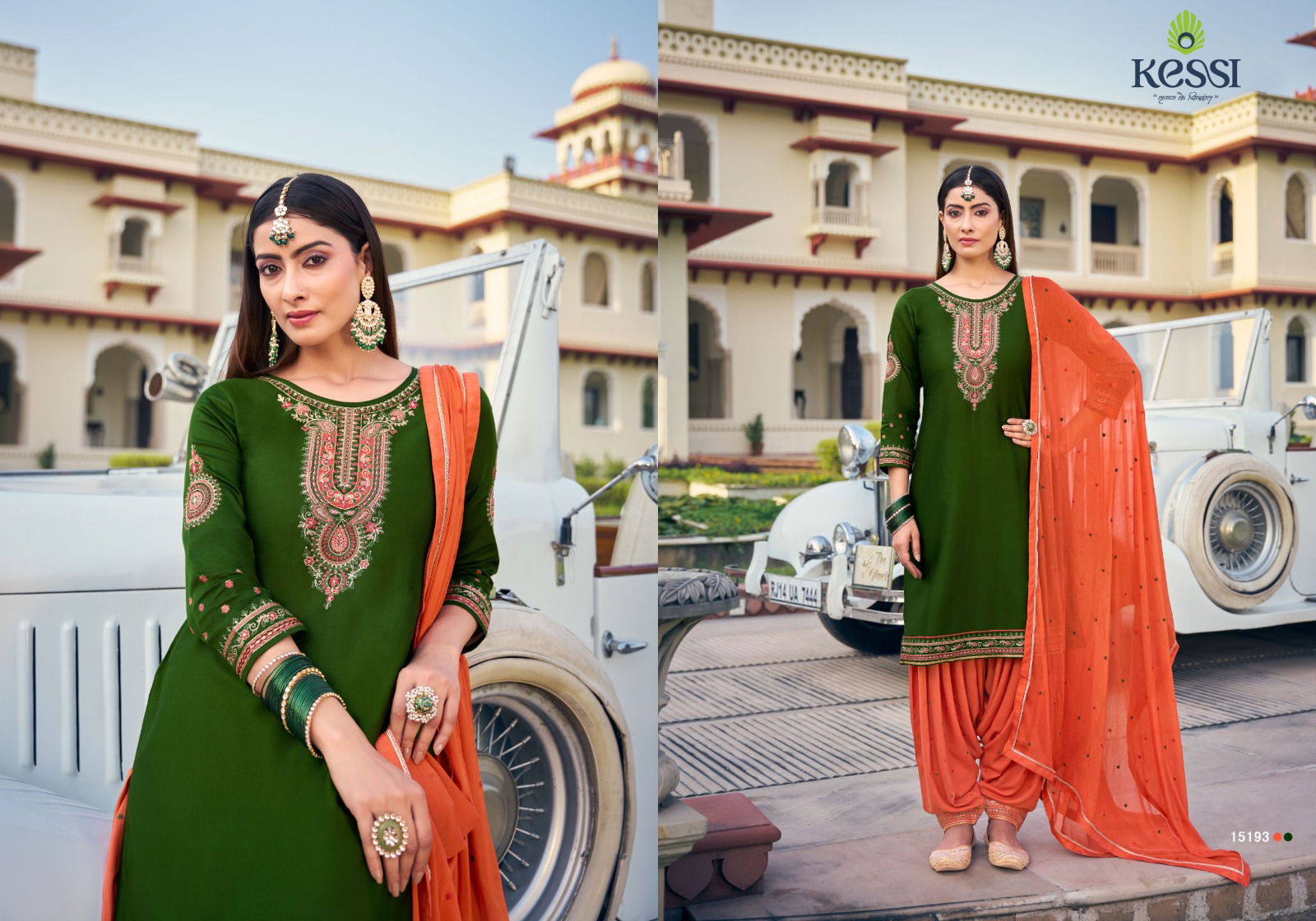 Patiala House Vol 101 By Kessi Jam Silk Cotton Punjabi Dress Material Wholesale Shop In Surat
